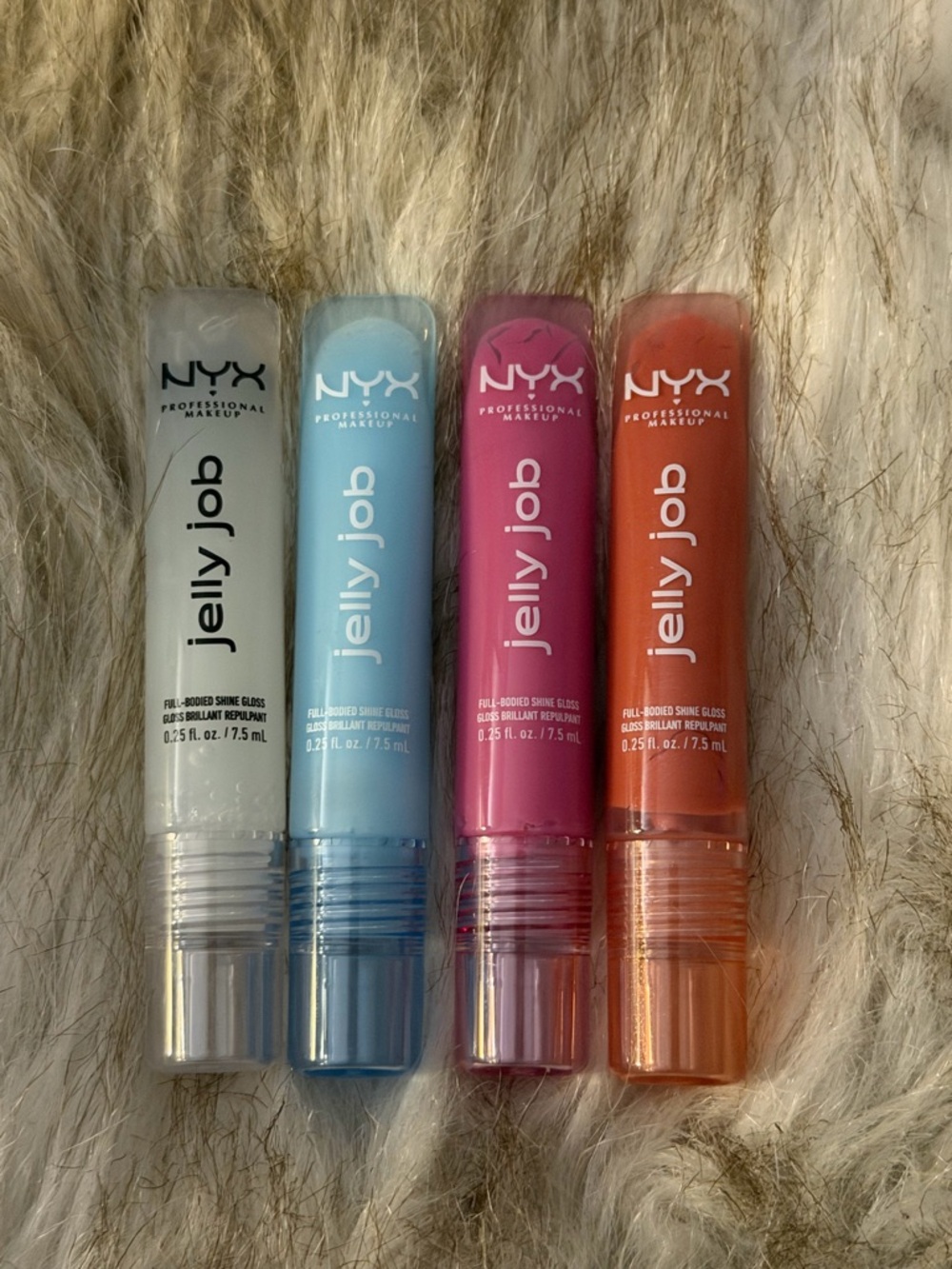 NYX Jelly Job Lip Gloss 4 PACK NEW SEALED